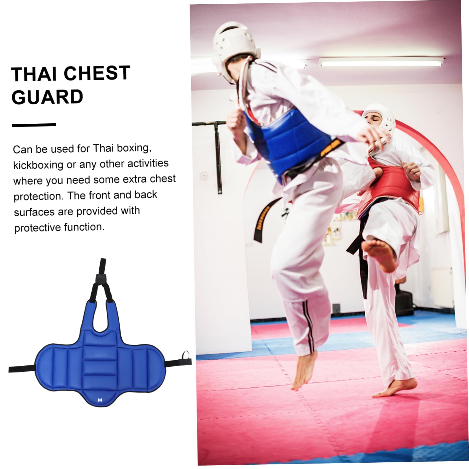 Best Thai Boxing & Taekwondo Chest Protector - High Impact Body Armor for Martial Arts Training & Competition - Perfect for MMA, Kickboxing & Sparring Practice