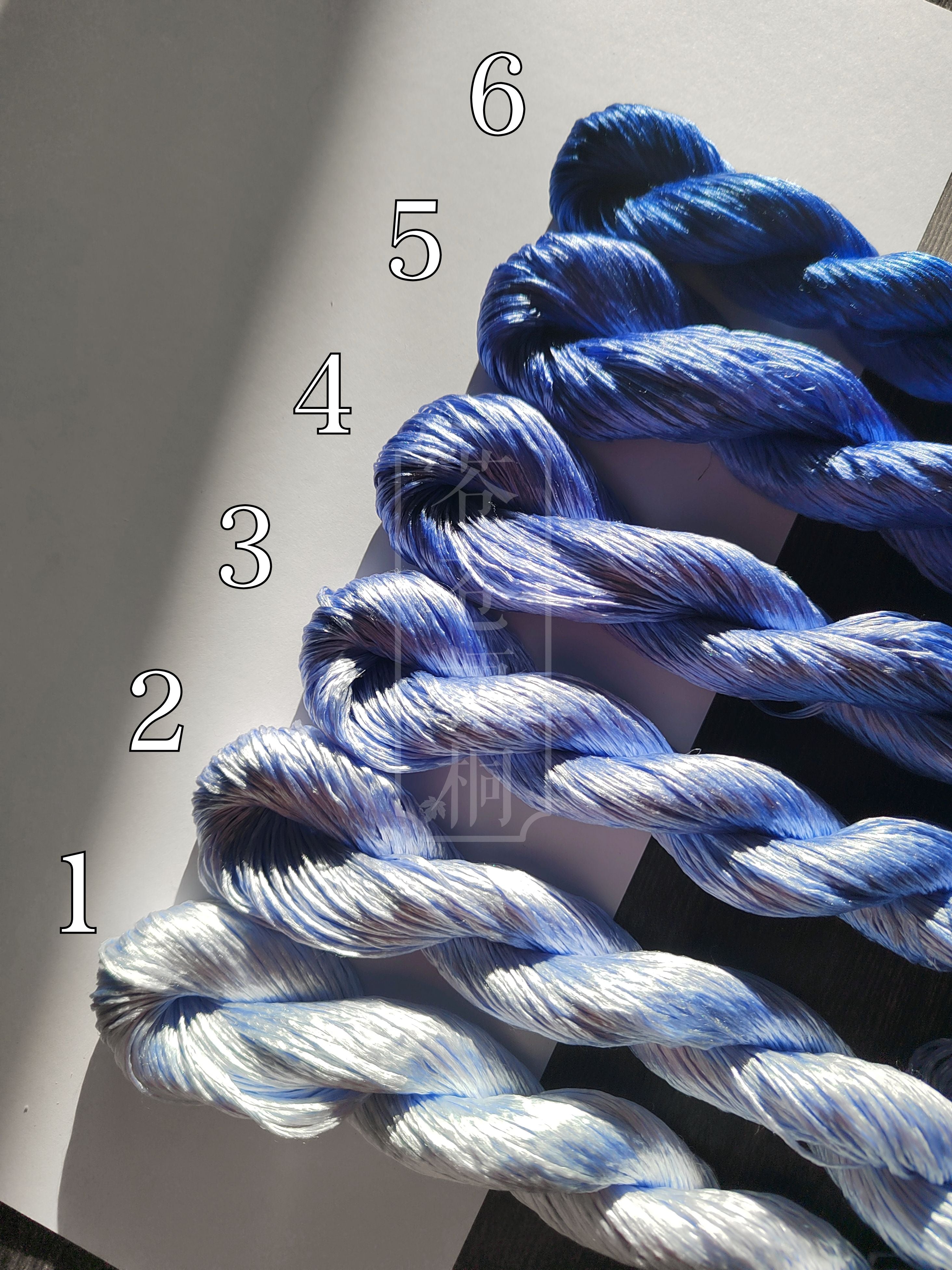 10g Suzhou Embroidery Thick Filament Slightly Twisted Mulberry Silk Thread - Premium Hand Embroidery Yarn for DIY Crafts, Sewing, and Traditional Chinese Silk Art Projects