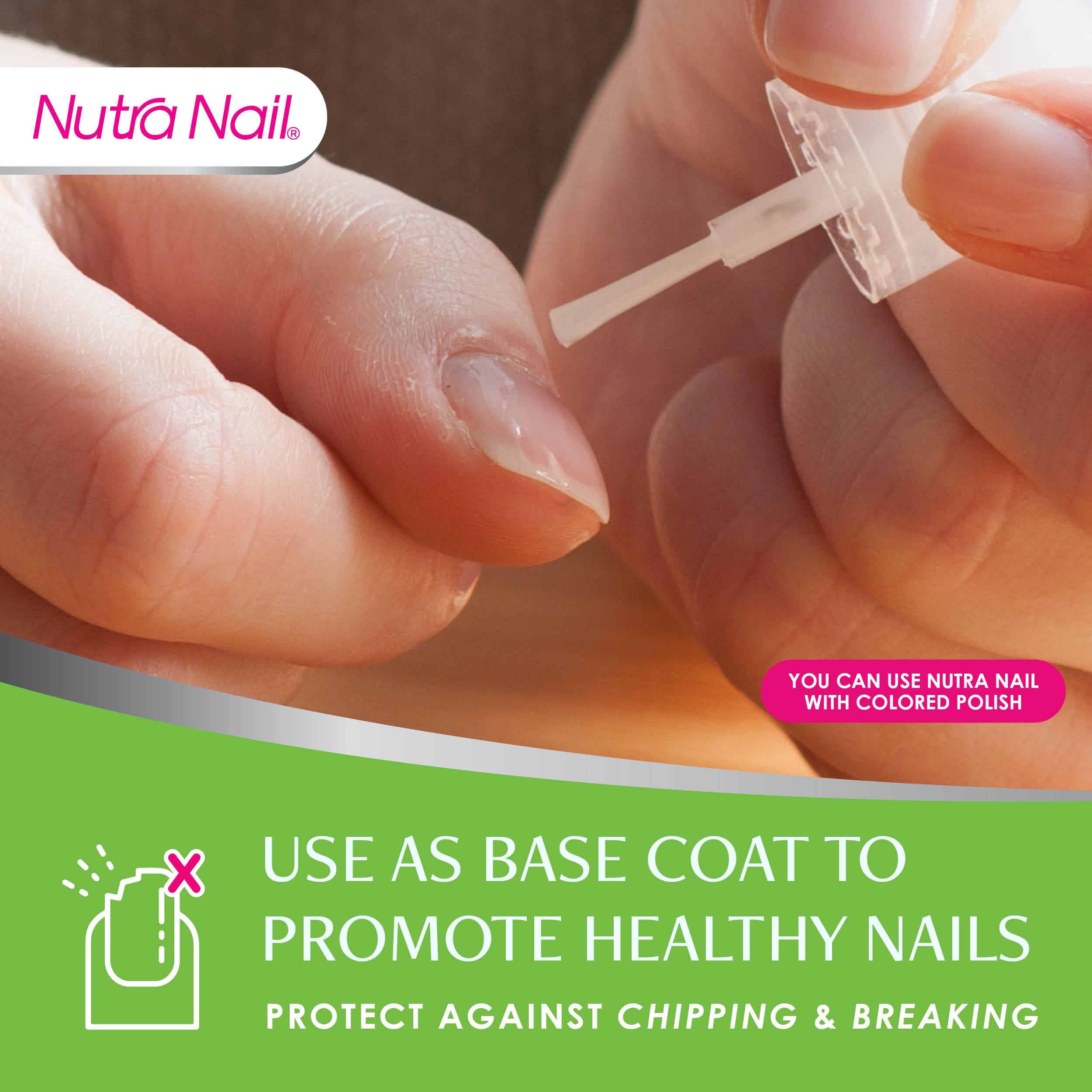 Nutra Nail 5 to 7 Day Growth Treatment - Fast Keratin Nail Hardener & Strengthener for Thin, Brittle & Damaged Nails (0.47 Fl Oz) | Salon-Quality At-Home Nail Care Solution for Stronger, Healthier Nails