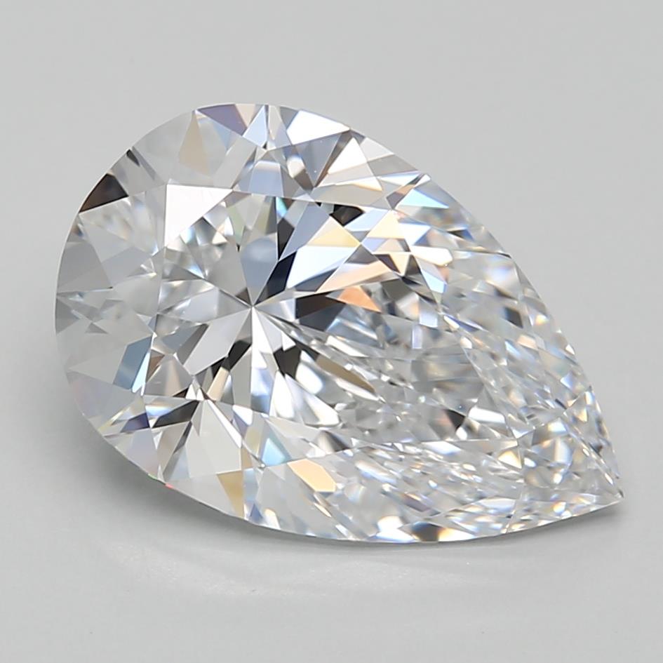 3.00 Carat Pear Lab Grown Diamond - VVS1 Clarity, D Color | Eco-Friendly & Conflict-Free | Perfect for Engagement Rings & Anniversary Gifts