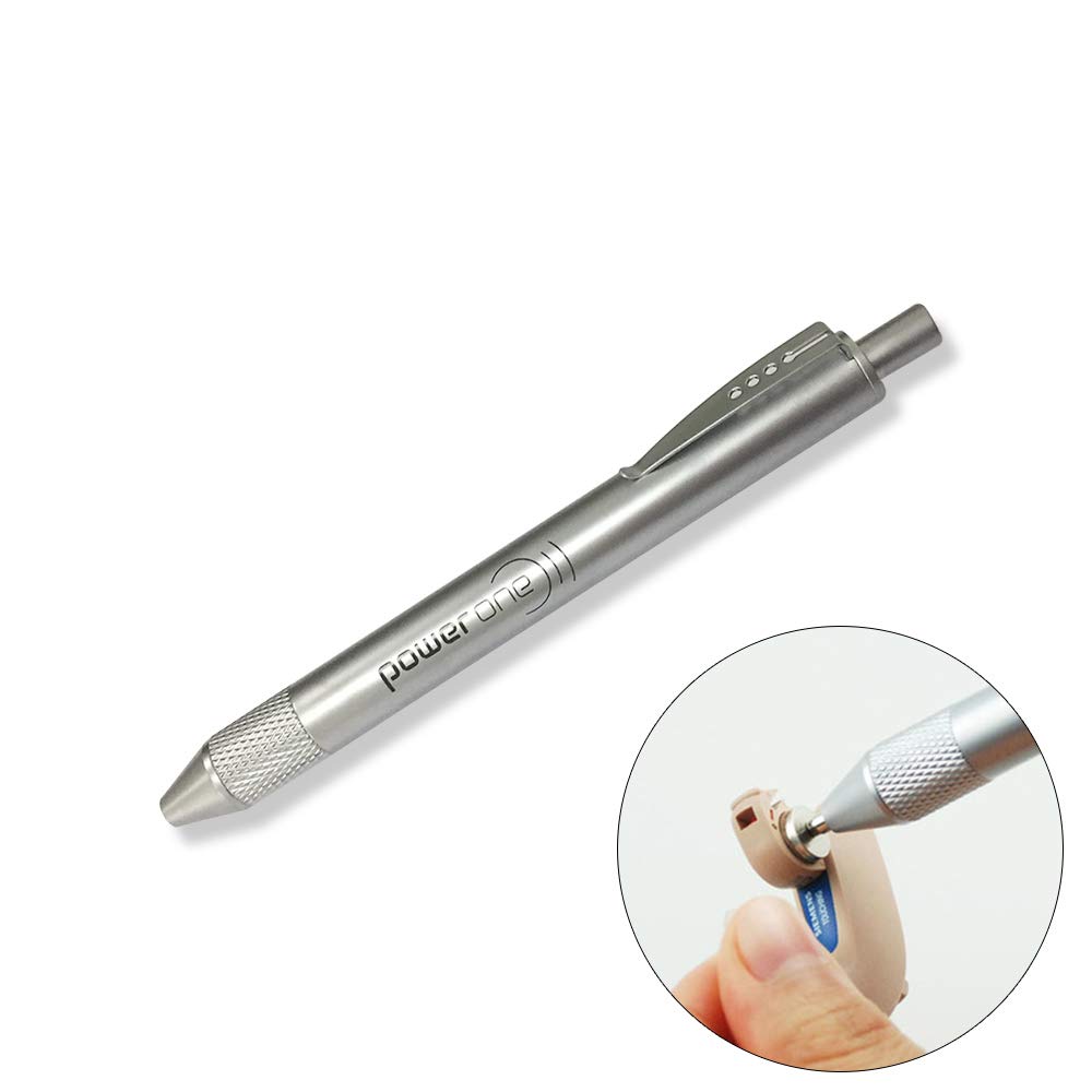 Magnetic Hearing Aid Battery Remover Pen - Easy Battery Replacement Tool for Seniors & Adults - Perfect for Hearing Aid Maintenance & Accessibility
