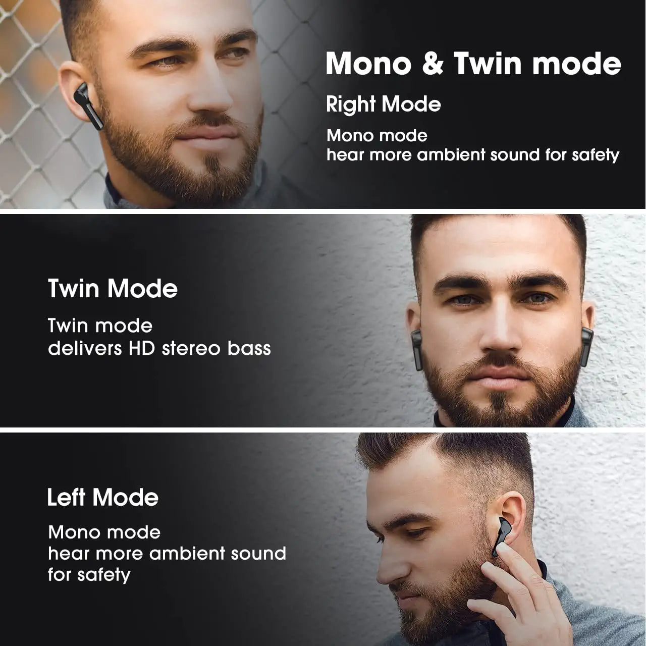Wireless Bluetooth Earbuds with 4-Mic Noise Cancelling & Punchy Bass - In-Ear Headphones for Calls, Music & Workouts | Perfect for Commuting, Gym & Travel