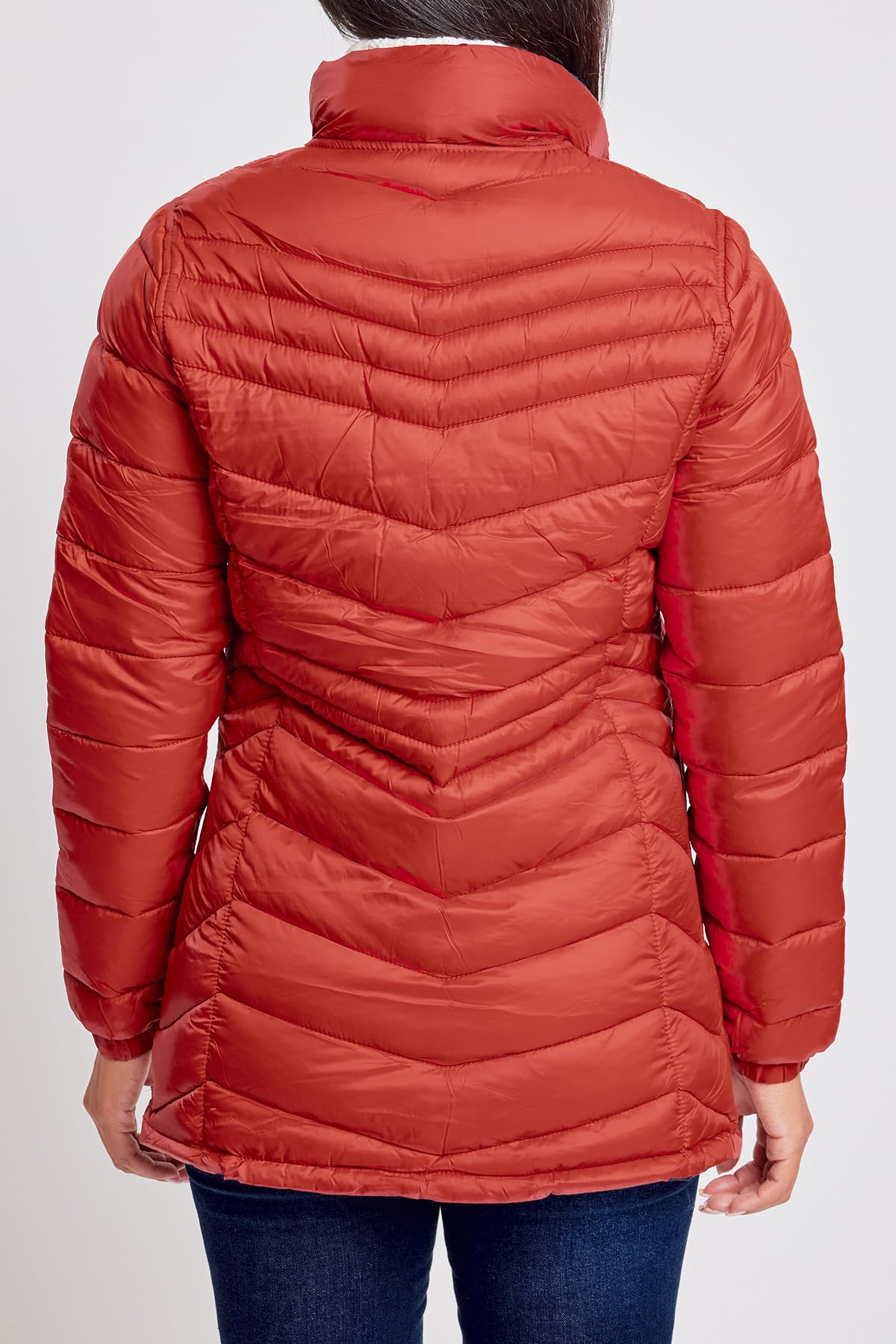 YMI Women's Reversible Puffer Jacket - Winter Warm Quilted Coat, Lightweight Insulated Outerwear for Cold Weather | Perfect for Snowboarding, Skiing & Outdoor Activities