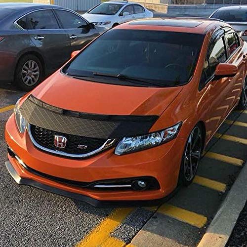 Diamond Car Hood Mask Bonnet Bra for 2014-2015 Honda Civic Sedan | UV Protection & Custom Fit | Perfect for Road Trips & Car Shows