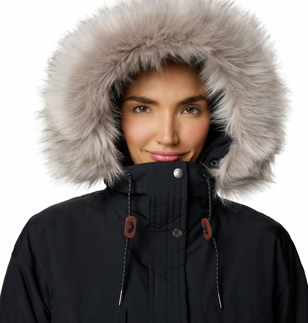 Columbia Women's Payton Pass II Insulated Winter Jacket - Waterproof, Warm & Lightweight - Black, Size Medium - Perfect for Hiking, Skiing & Outdoor Adventures