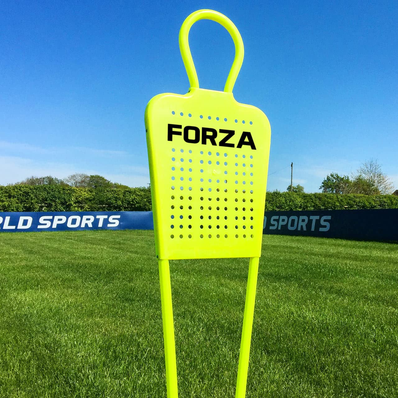 Forza Soccer Free Kick Training Mannequin - Durable PVC Practice Dummy with Steel Spikes [Mini/Junior/Senior Size Options] | Portable Carry Bag Included - Perfect for Youth Soccer Drills, Team Practices & Backyard Training