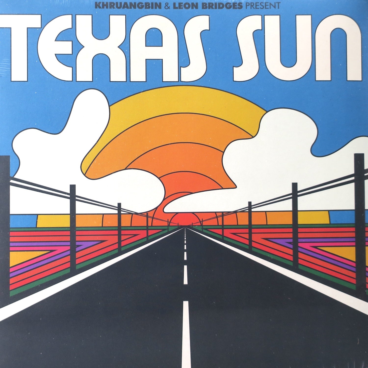 KHRUANGBIN & LEON BRIDGES 'Texas Sun' Vinyl LP Record - Limited Edition Colored Vinyl for Music Collectors & Audiophiles - Perfect for Home Listening, Gifts & Vinyl Collections