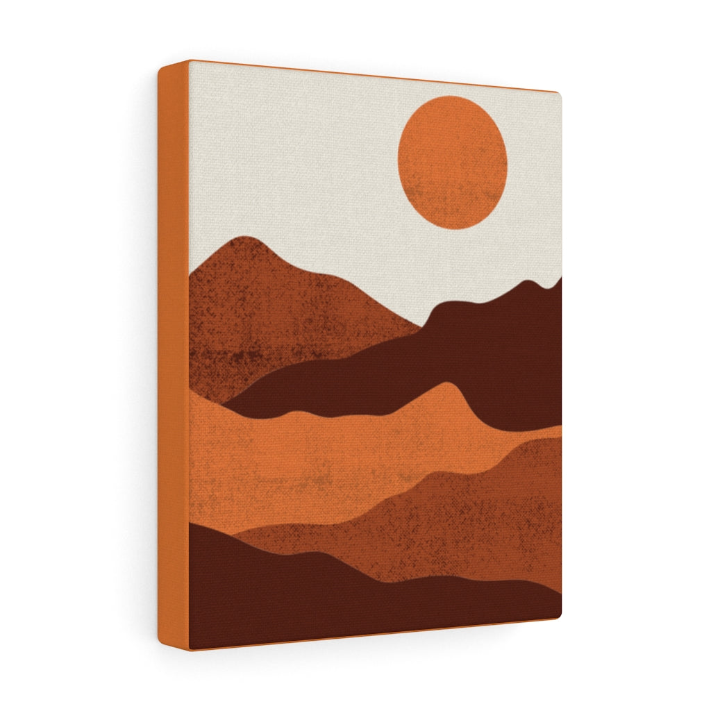 Midwestern Wall Art Canvas Print - Desert Landscape Wall Decor for Living Room, Bedroom & Office | Modern Home Hanging Decor