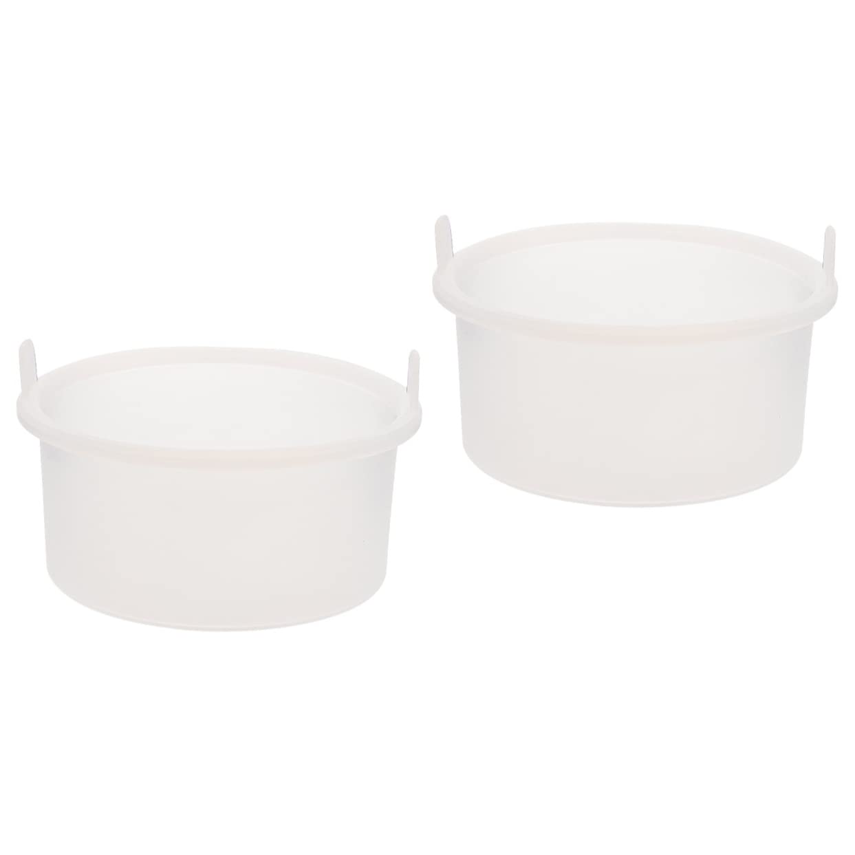 FOMIYES 2-Pack Silicone Wax Warmer & Melting Bowl for Hair Removal - Reusable Wax Pot for Wax Beads, Candle Wax, and Hair Removal Wax - Perfect for Home Waxing, Salon Use, and DIY Beauty Treatments
