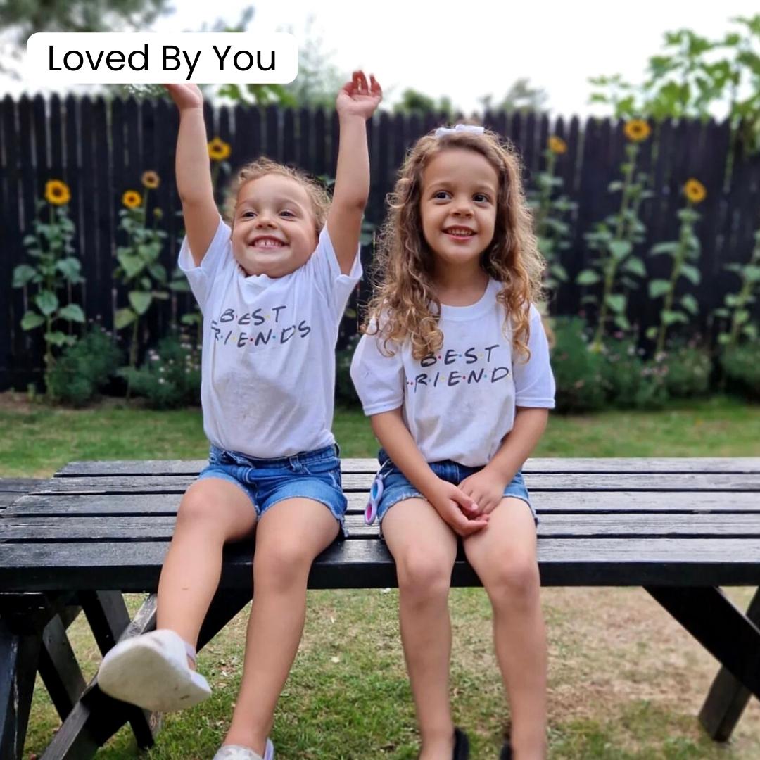 Best Friends Matching T-Shirts for Women - Cute Couple Outfits for Sisters, BFFs & Couples - Perfect for Birthdays, Anniversaries & Girls Trips