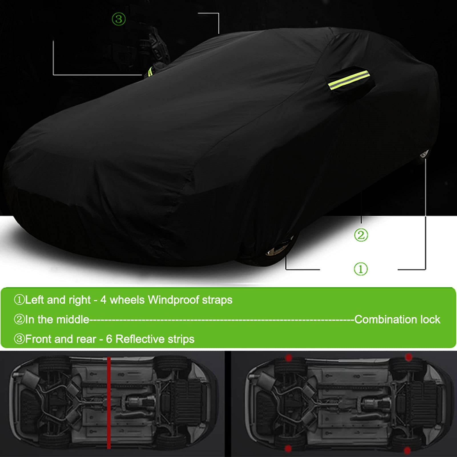 Waterproof Car Cover for Mercedes SUV GLC GLE GLS - Indoor/Outdoor Protection