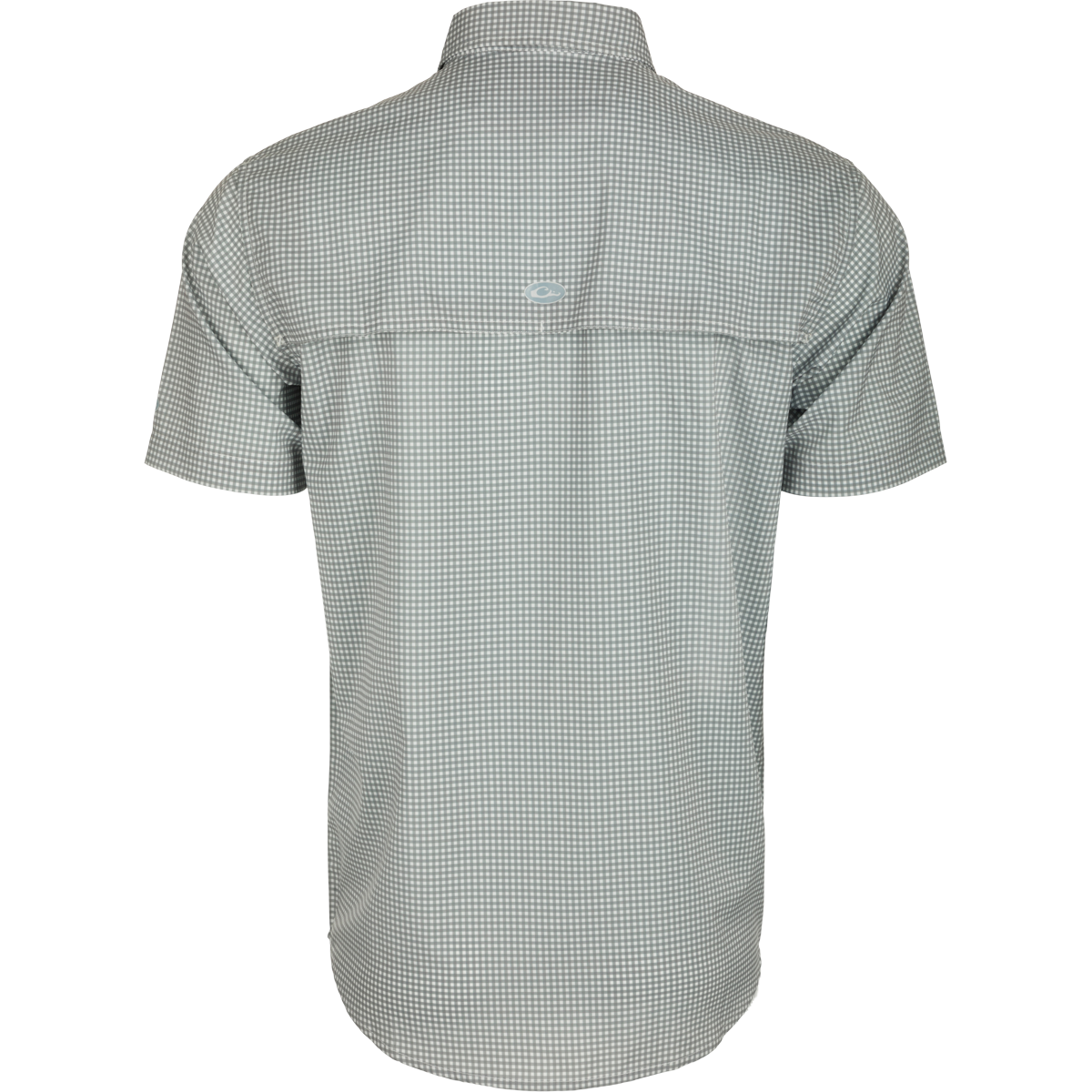 Men's Fraternity Gingham Check Short Sleeve Shirt - Casual Button Down for College, Parties & Summer Outfits