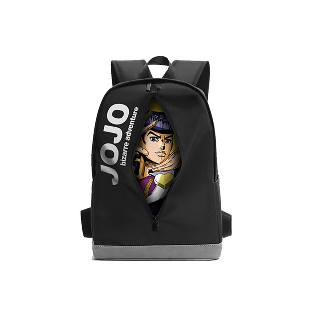 JoJo's Bizarre Adventure Higashikata Josuke Anime Backpack - Multifunctional School, Laptop & Travel Backpack for College, Camping & Daily Use - Perfect Gift for Anime Fans