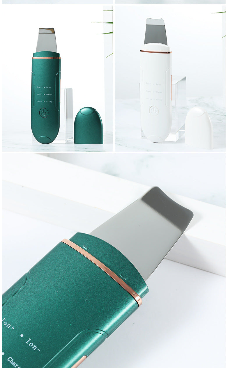 Professional Ultrasonic Skin Rejuvenation & Whitening Device - Exfoliating Facial Care Tool for Glowing Skin - Perfect for Home Spa & Anti-Aging Routine