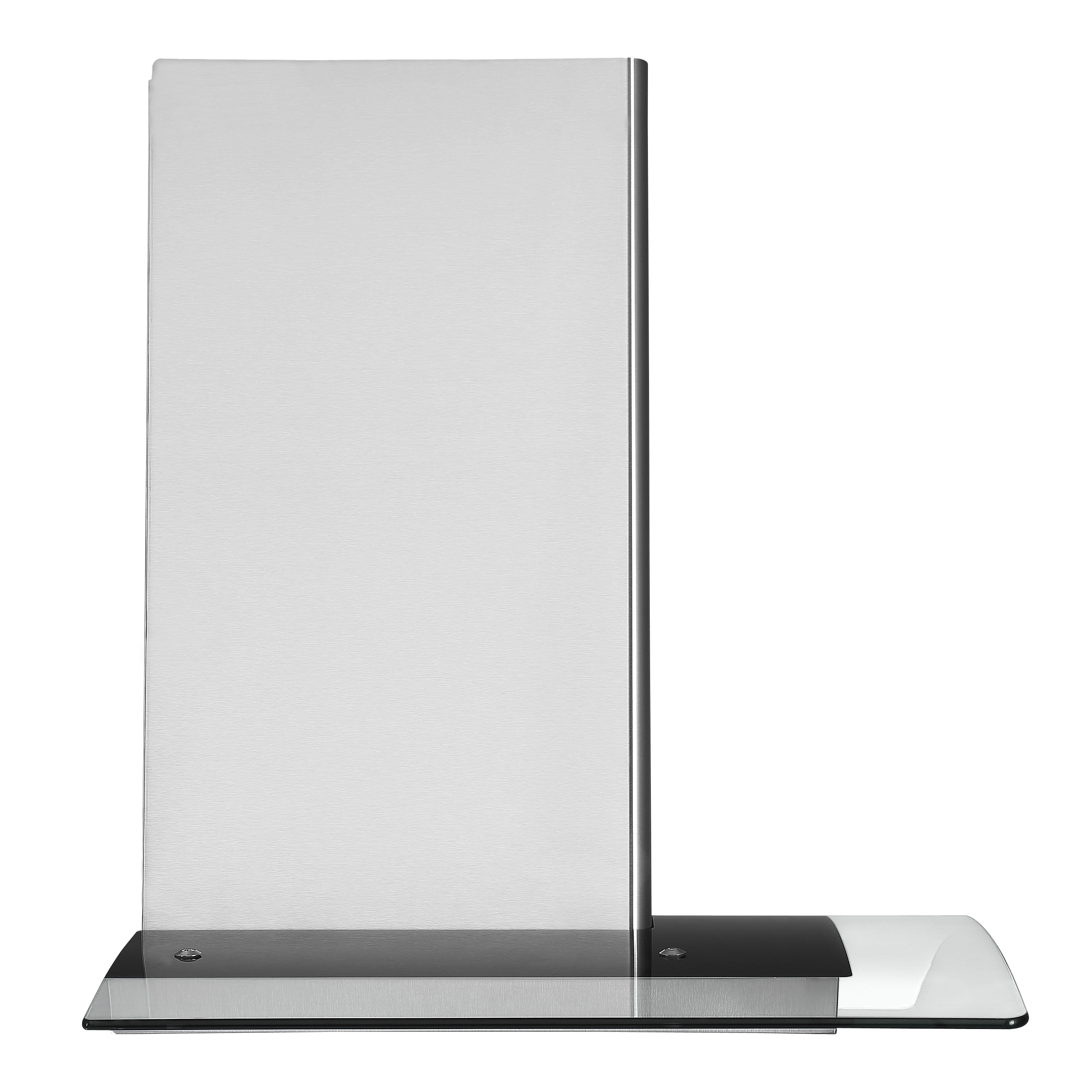 30 Inch Stainless Steel Convertible Wall Mount Range Hood with Glass Canopy - Perfect for Modern Kitchens, Open Concept Homes & Gourmet Cooking Spaces