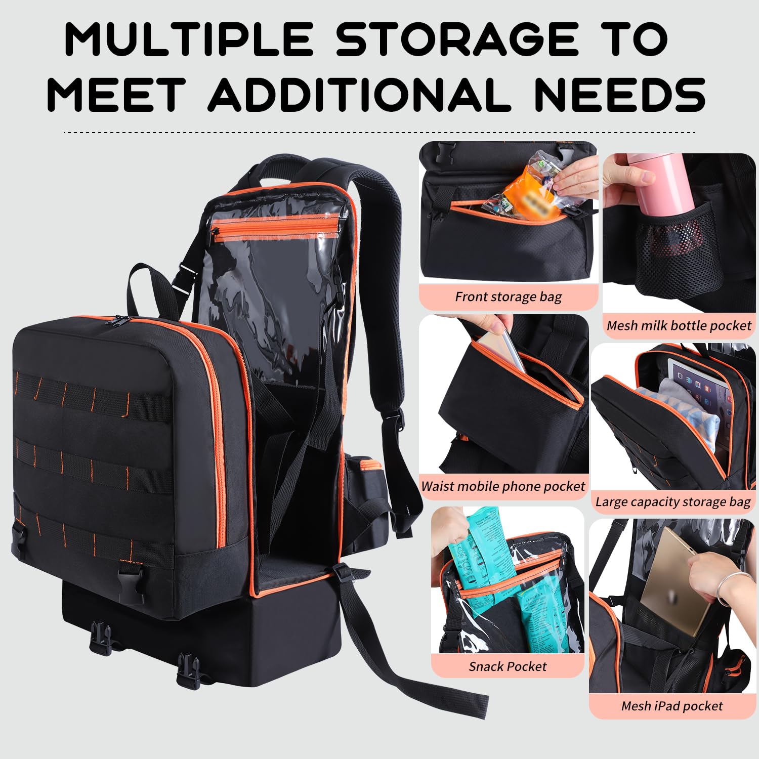 Best Baby Hiking Backpack Carrier - Adjustable & Lightweight Toddler Carrier with Waist Belt - Spacious Child Carrier for Outdoor Adventures, Hiking, Travel & Family Outings