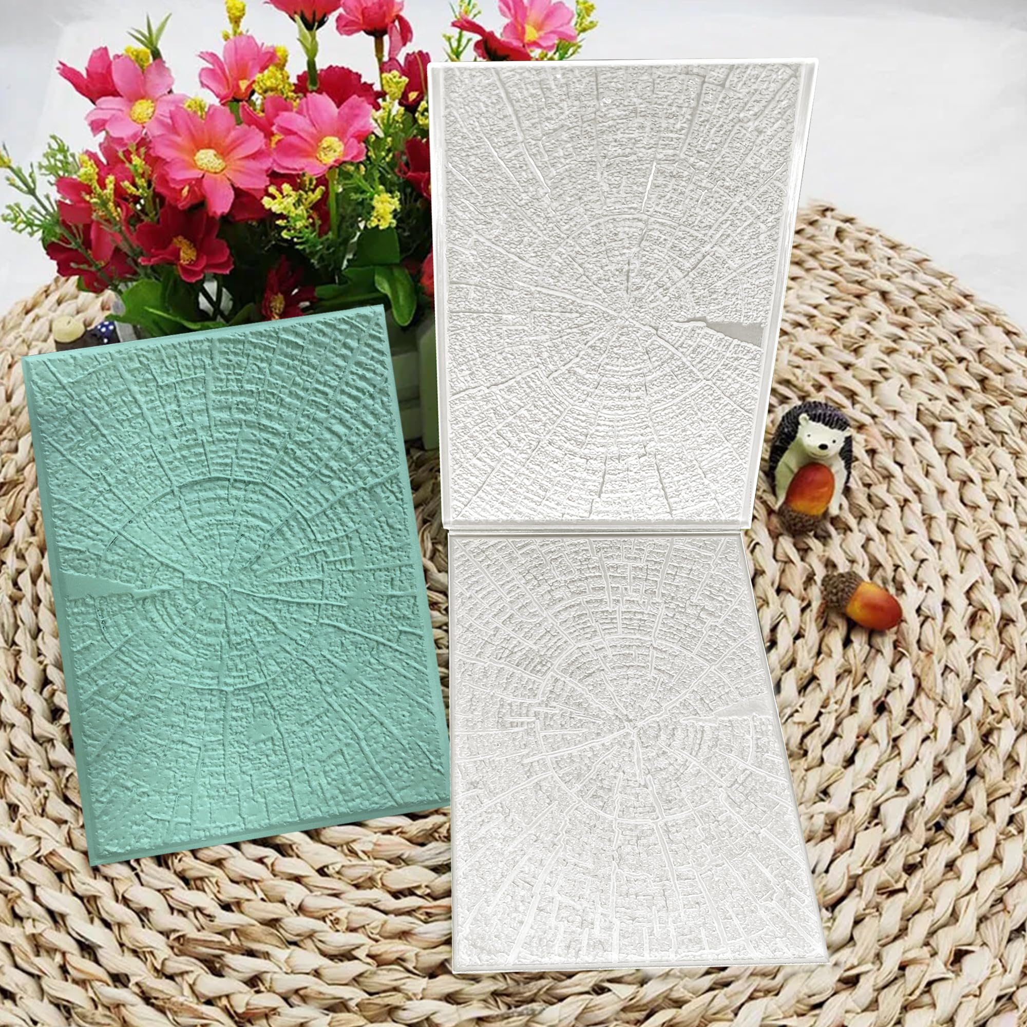 Wood Grain Embossing Folders for Card Making, Scrapbooking & Stamping - DIY Paper Craft Supplies for Greeting Cards, Invitations, Journals & Home Decor Projects