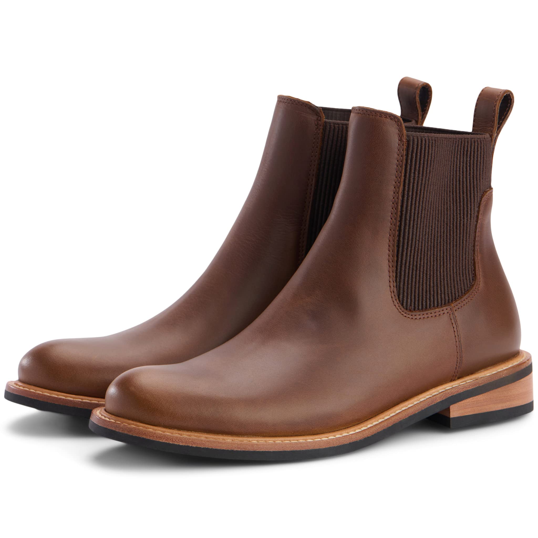 Nisolo Carmen Chelsea Boots for Women - Slip On Leather Ankle Booties | Comfortable Winter & Fall Fashion Boots | Casual & Dress Shoes | Perfect for Office, Travel & Everyday Wear