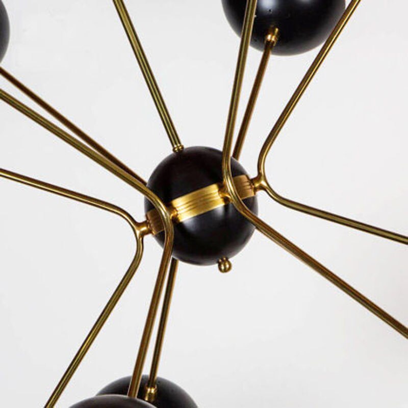 Artistic Orb Modern LED Pendant Light Fixture - Dimmable Hanging Chandelier for Dining Room, Kitchen Island & Bedroom Decor
