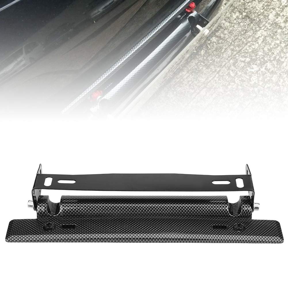 Universal Adjustable Weatherproof Car License Plate Bracket Holder - Durable License Plate Frame for All Vehicles - Perfect for Trucks, SUVs, and Sedans in All Weather Conditions