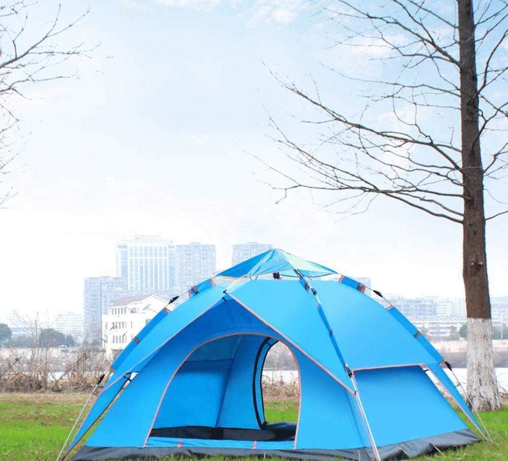 Waterproof Windproof Dome Tent for Camping - Lightweight Automatic Pop Up Tent for 1-2 Persons, Breathable Rainproof Outdoor Shelter for Hiking, Backpacking & Family Adventures