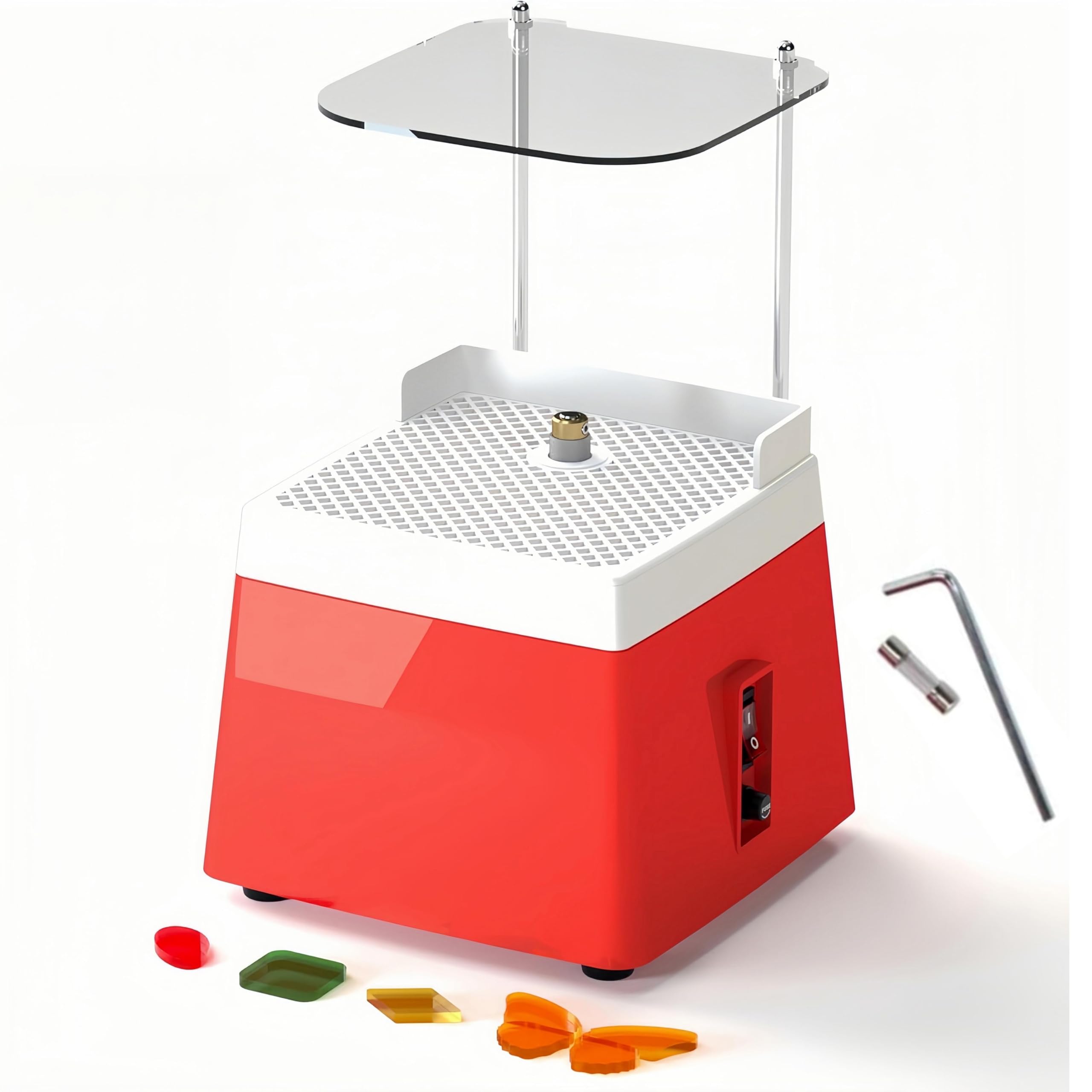 65W Stained Glass Grinder - 110V Electric Glass Grinding Tool with 5/8