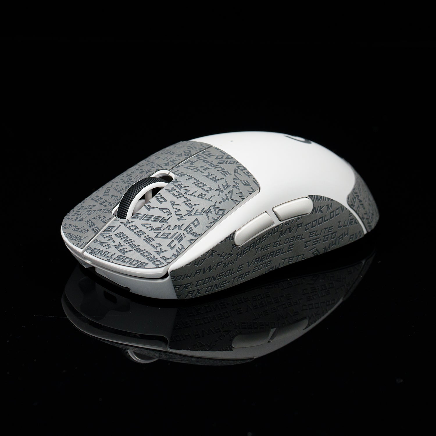 BT.L Mouse Grip V4 for Logitech G Pro X Superlight & Superlight 2 - Non-Slip Gaming Grip Tape (Grey) | Enhanced Control for FPS, MOBA & Esports Gaming
