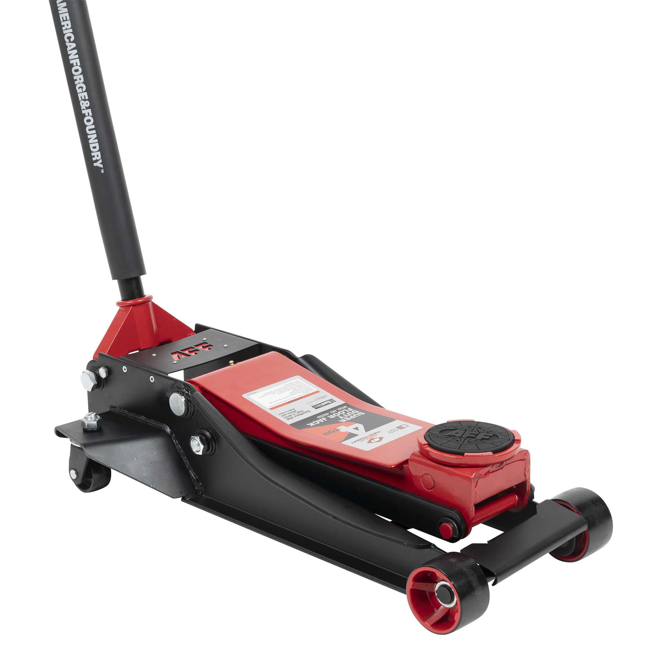 4 Ton Low Profile Floor Jack - Heavy Duty Hydraulic Car Jack for Lightning Fast Lifting - Ideal for Garage, Auto Repair & DIY Car Maintenance
