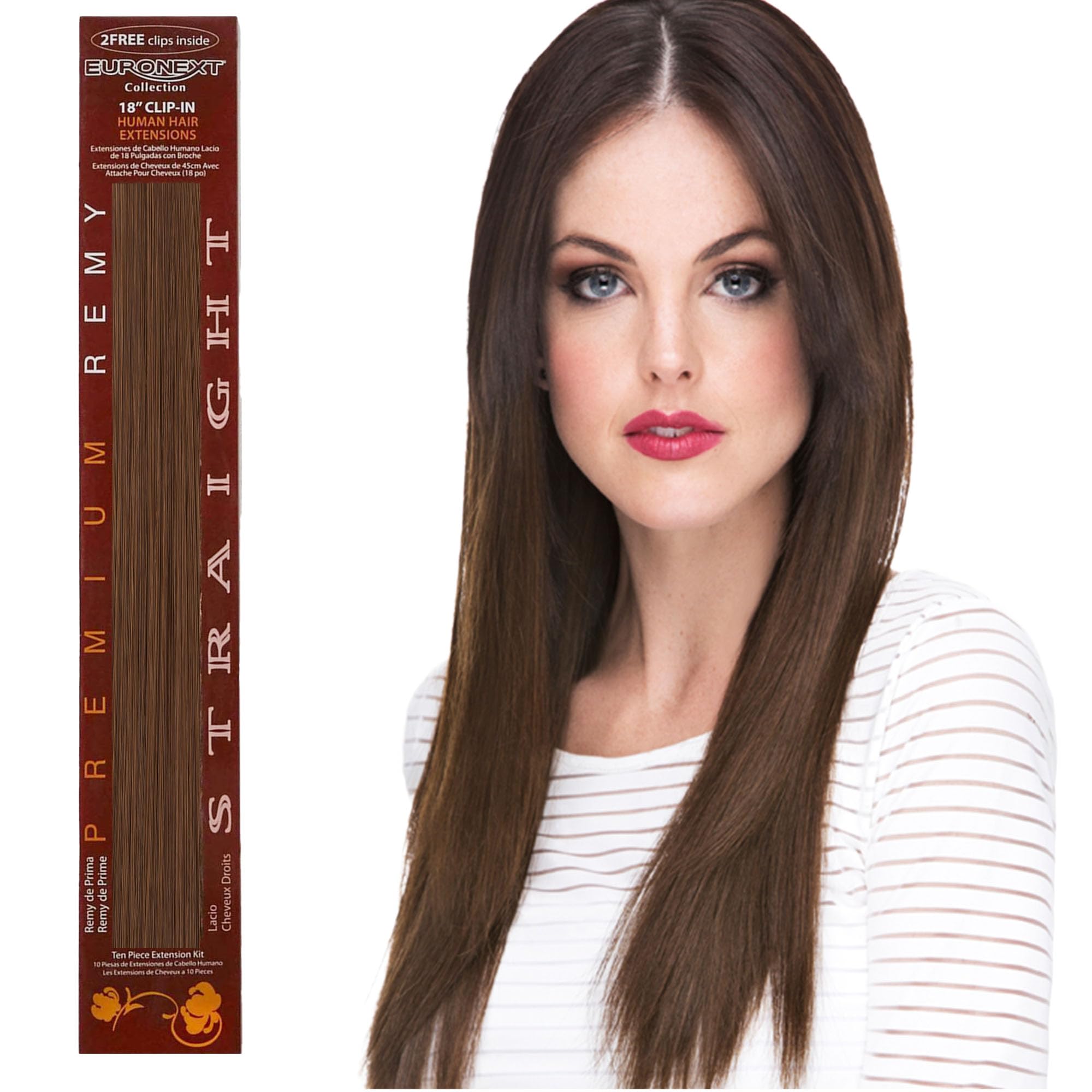 EURONEXT Clip-in Hair Extensions 18