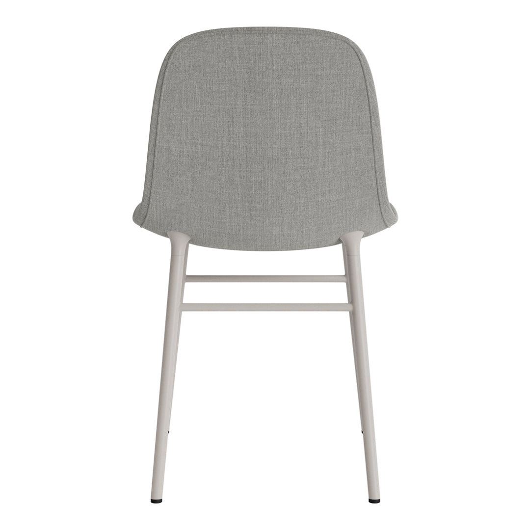 Modern Form Chair with Sturdy Metal Legs & Comfortable Upholstery - Perfect for Home Office, Living Room, or Dining Room Decor