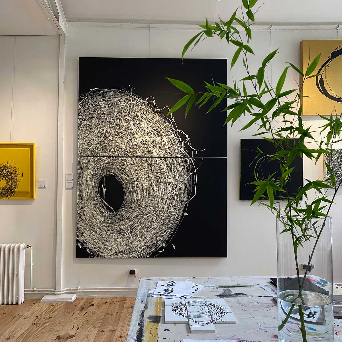 As Long As I Can Hold My Breath (Diptych) - Abstract Ocean Art Print for Coastal Home Decor | Perfect for Beach House, Living Room & Office Wall Art