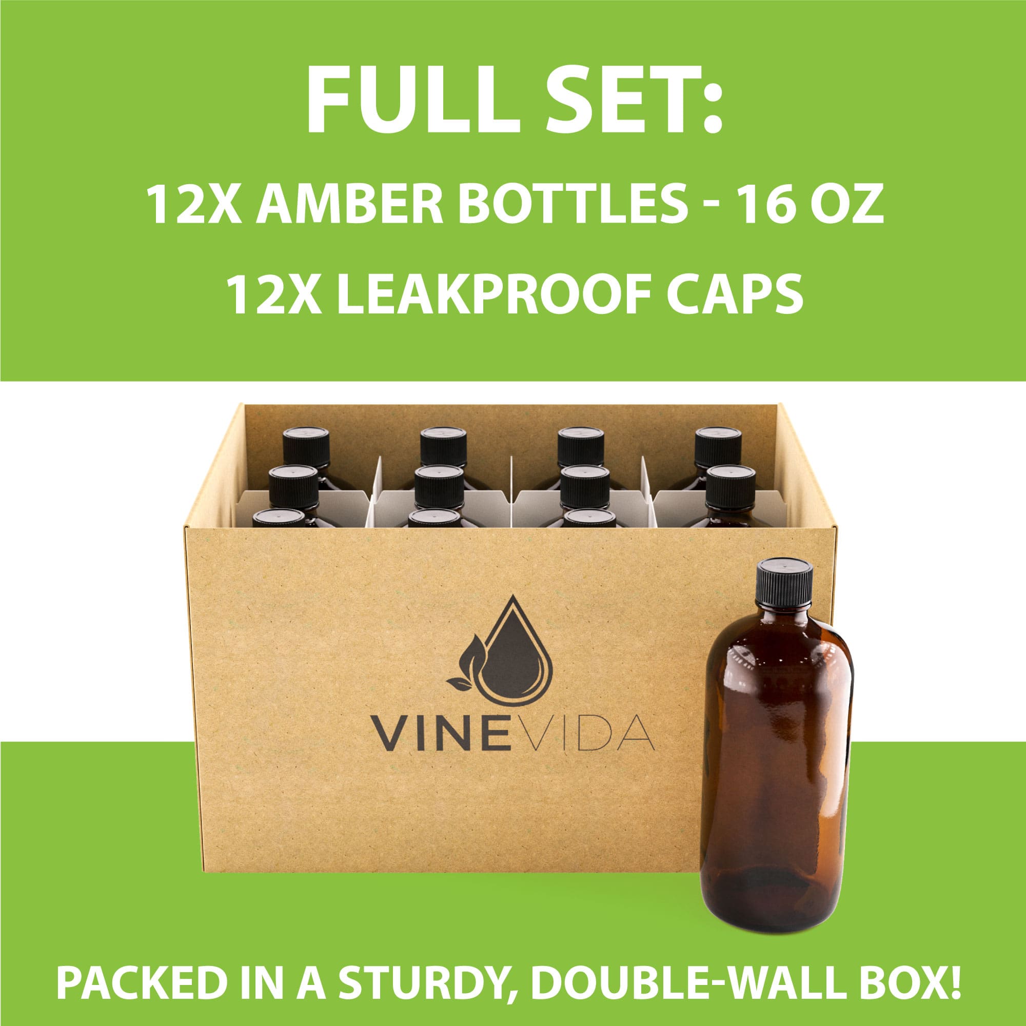 480mL Plastic Bottles with Caps - Leak-Proof & Durable for Travel, Gym, and Everyday Use