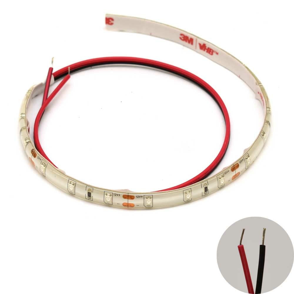 T-H Marine LED Flex Strip Rope Lights - Waterproof Boat Deck & Gunwale Lighting Strips (12 Inch, Red) | Perfect for Marine, RV & Outdoor Nighttime Illumination