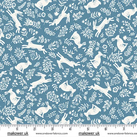 Foxwood Makower Fabrics M018B - Premium Cotton Fabric for Quilting, Dressmaking & Home Decor | Perfect for DIY Crafts, Sewing Projects & Upholstery