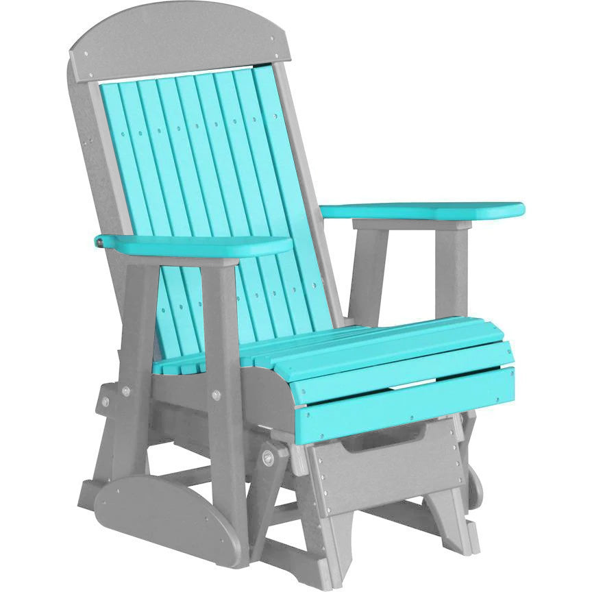 Aruba Blue on Gray