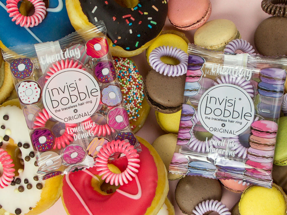 I Smell Like Donuts Hair Tie - Sweet Scented Donut Shaped Hair Accessories for Women & Girls - Perfect for School, Work, Parties & Everyday Use