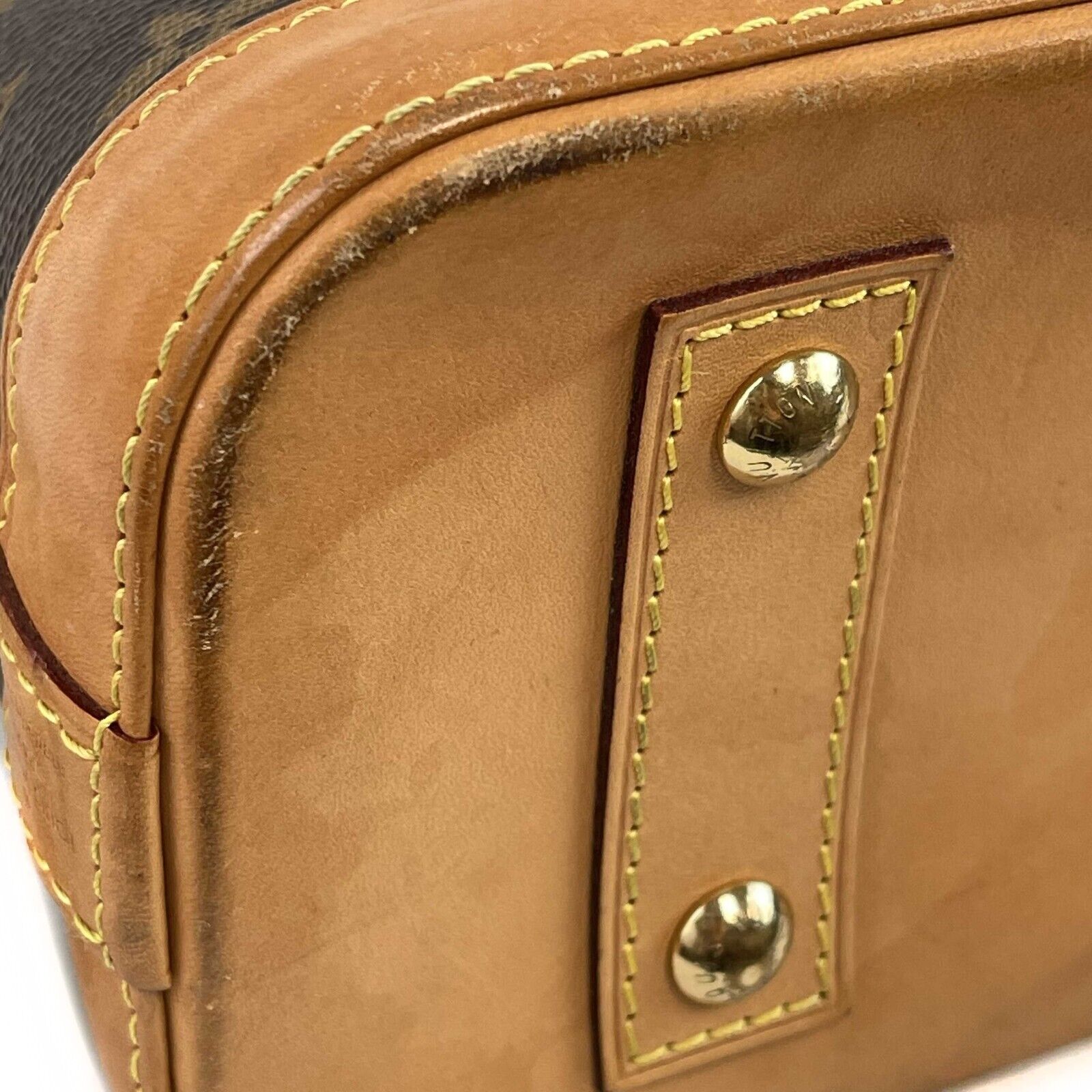 Authentic Louis Vuitton Alma BB Monogram Crossbody Bag with Lock & Key - Luxury Brown Leather Handbag for Women, Perfect for Date Night & Travel Accessories