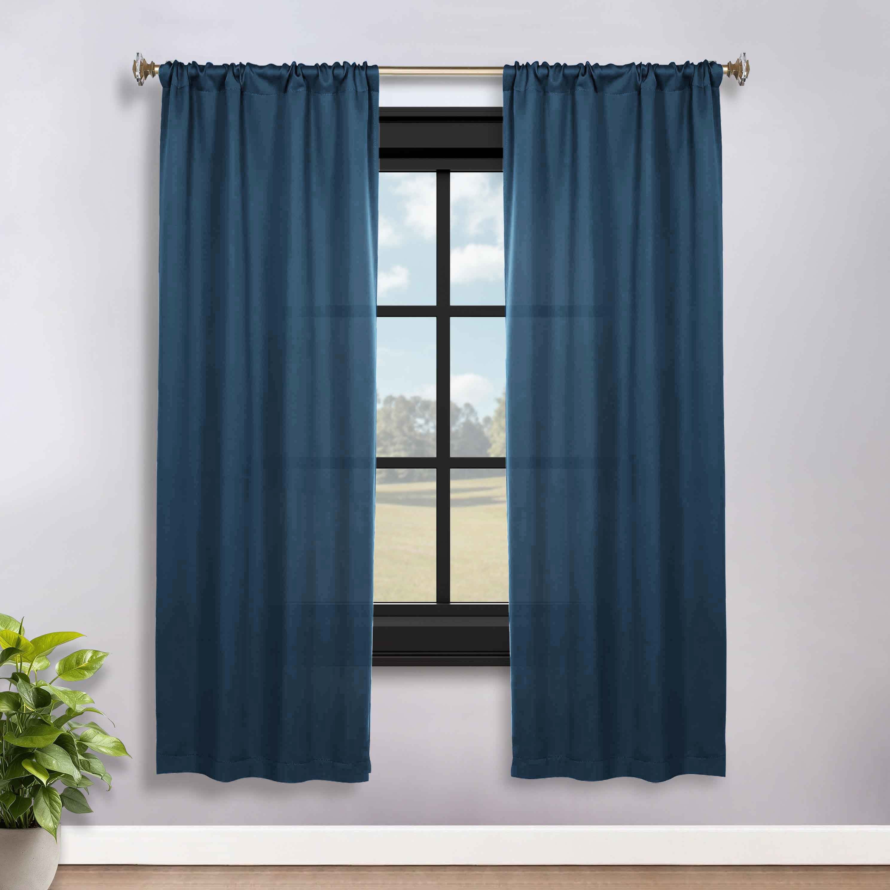 Blackout Curtains for Bedroom - Machine Washable, Thermal Insulated, Noise Reducing - Set of 2 Panels - Perfect for Nursery, Home Theater & Shift Workers (42x84 Inches)