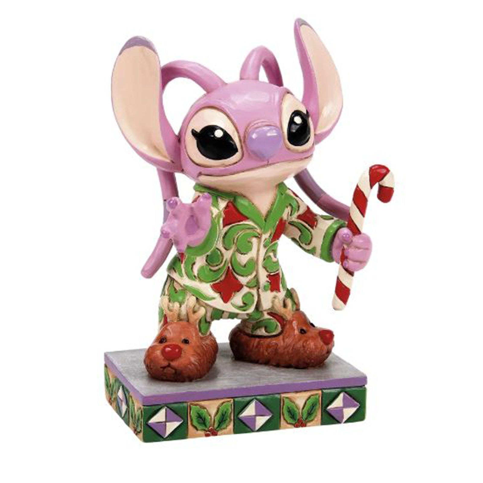 Enesco Disney Traditions Angel in Christmas PJ's Figurine - Christmas Dreams Collectible 6015009 - Perfect for Holiday Decor & Gift Giving