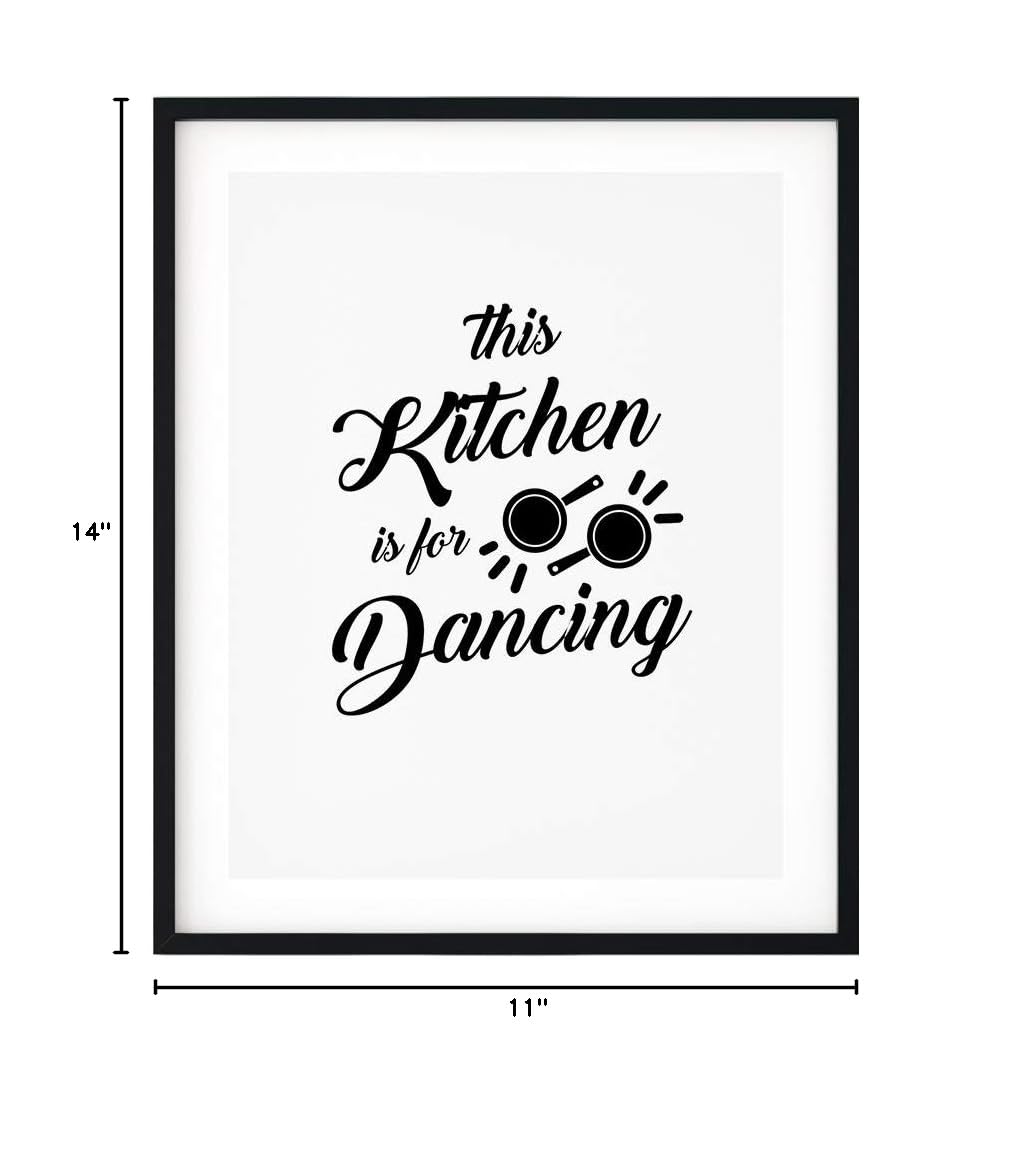 Dancing Kitchen Wall Art Print 11x14 - Bar & Home Decor