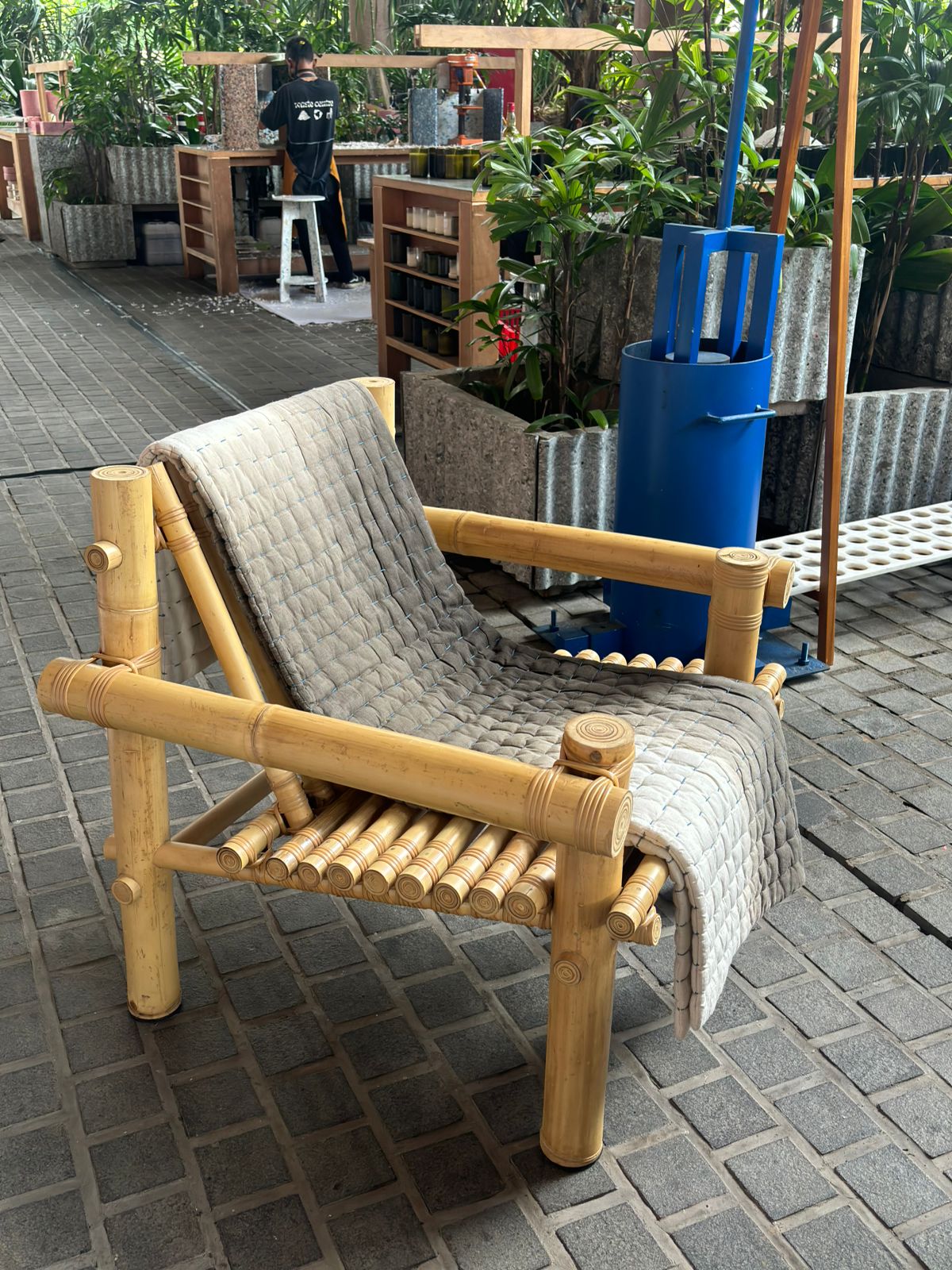 Eco-Friendly Bamboo Chair ML_BW_01 - Modern & Sustainable Home Furniture for Living Room, Patio or Office - Perfect for Relaxing, Reading & Decorating