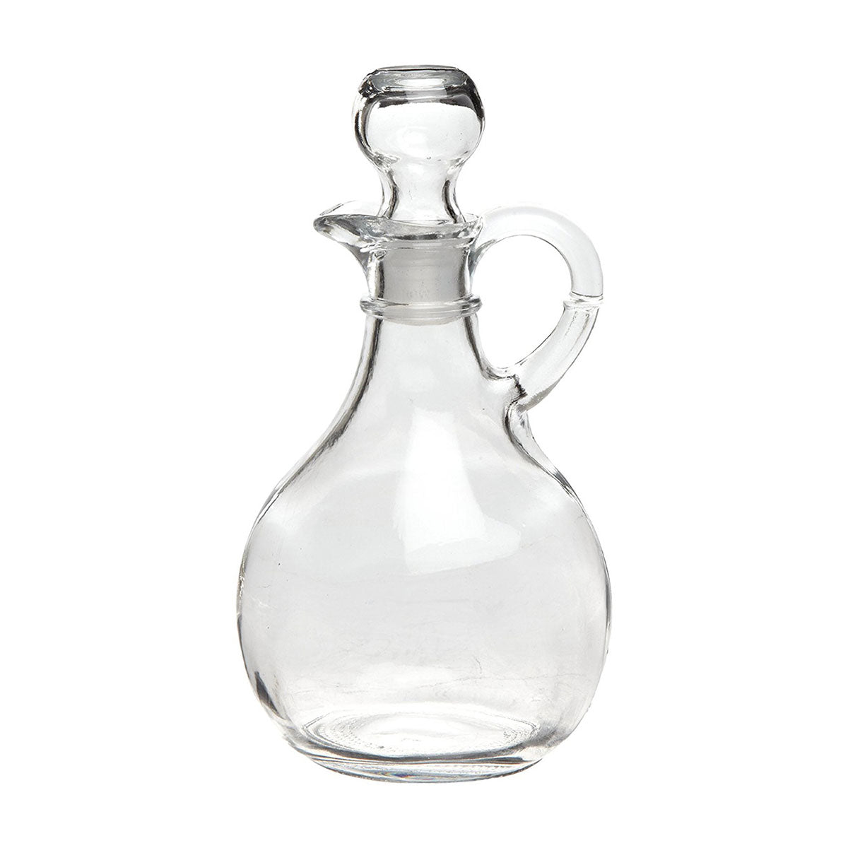 Anchor Hocking 980R Presence 10 oz Glass Oil and Vinegar Cruet with Stopper - Perfect for Salad Dressing, Kitchen & Dining Table Decor