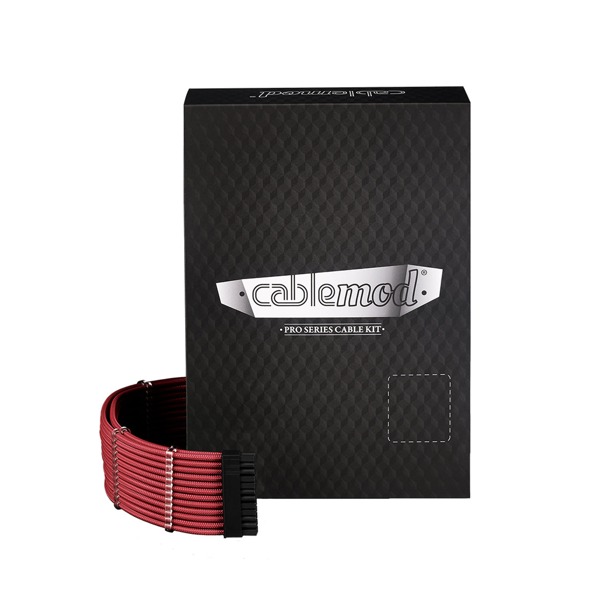 CableMod PRO ModMesh 12VHPWR C Series RMi RMx Sleeved Cable Kit - Blood Red | Premium PSU Cable Extension for Gaming PC & Workstation | Perfect for Cable Management & Aesthetic PC Builds