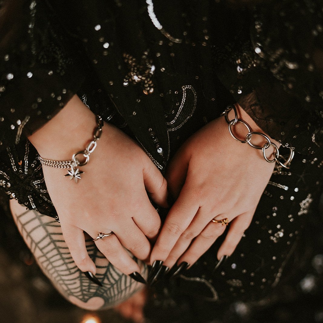 Celeste North Star Bracelet - Dainty Gold or Silver Constellation Jewelry for Women - Perfect for Everyday Wear, Gifts & Special Occasions