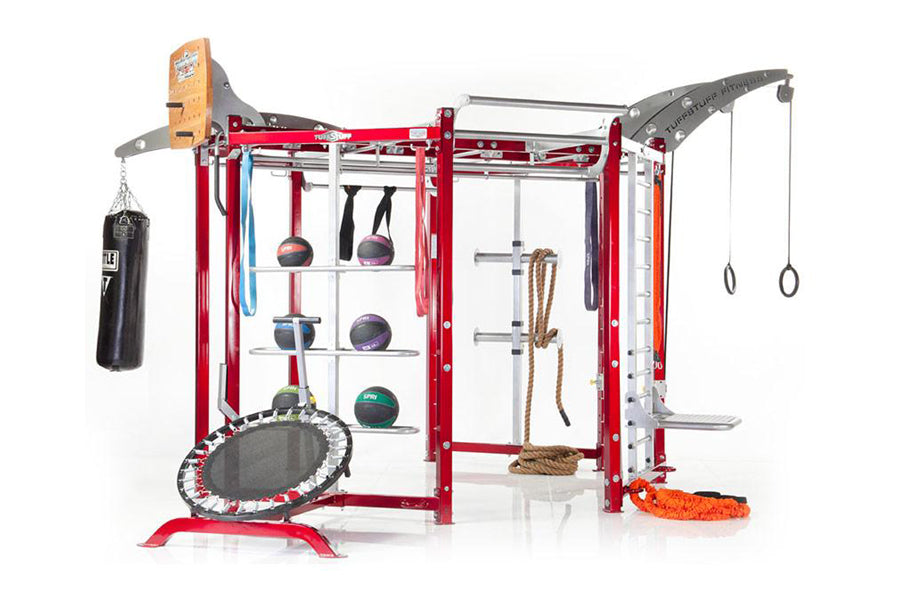 TuffStuff CT8 Multi-Functional Fitness Training System - Home & Commercial Gym Equipment for Strength & Cardio Workouts