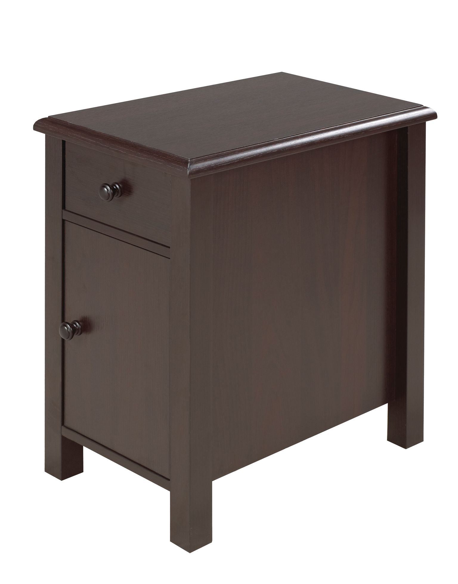 Dark Cherry Accent Table - Stylish Side Table for Living Room, Bedroom & Office Decor