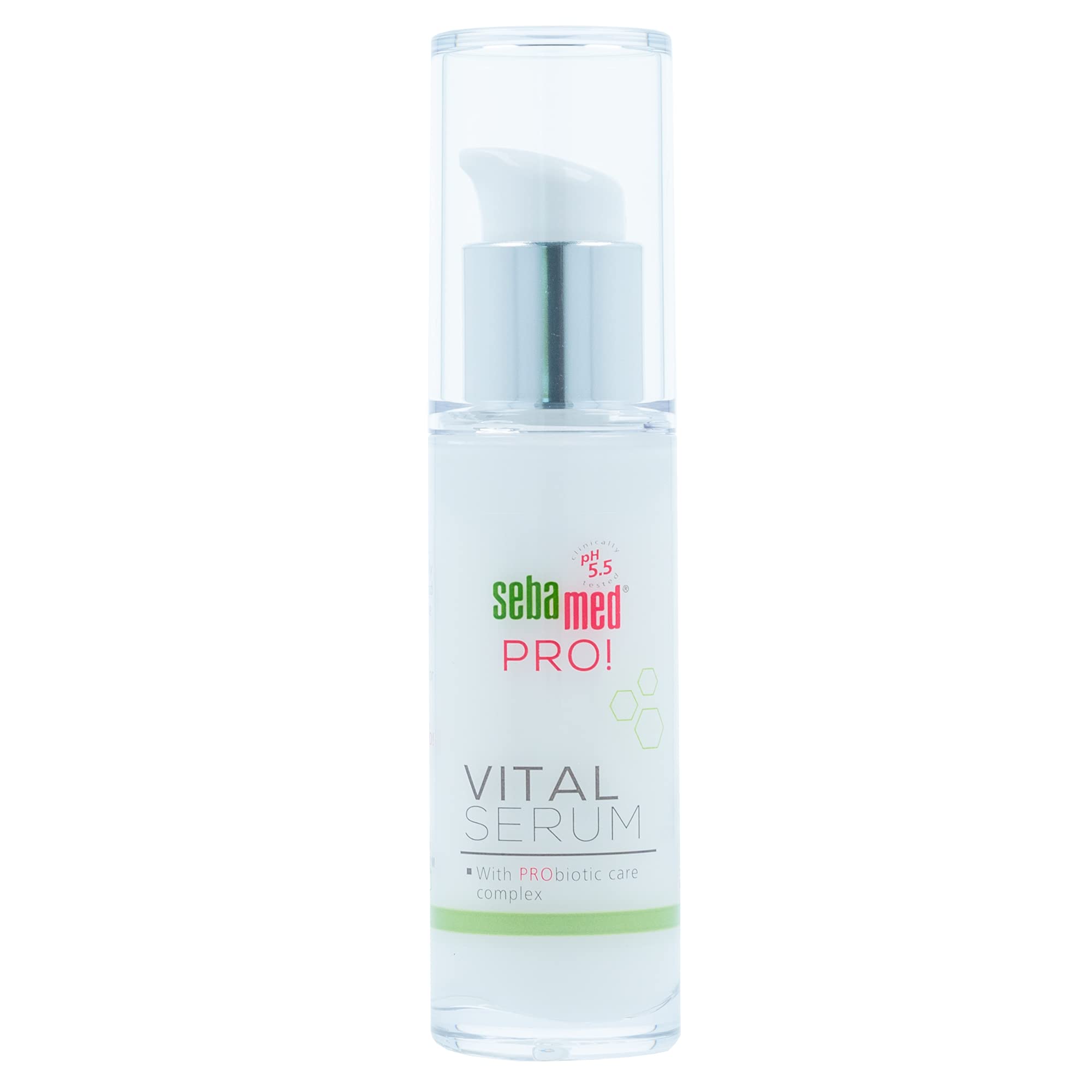 Sebamed PRO! Vital Serum - Probiotic Skincare with Hyaluronic Acid & Bengali Coffee Leaf Extract - Anti-Wrinkle & Collagen Boosting Face Serum for Daily Anti-Aging Routine | Perfect for Night Care & Skin Rejuvenation