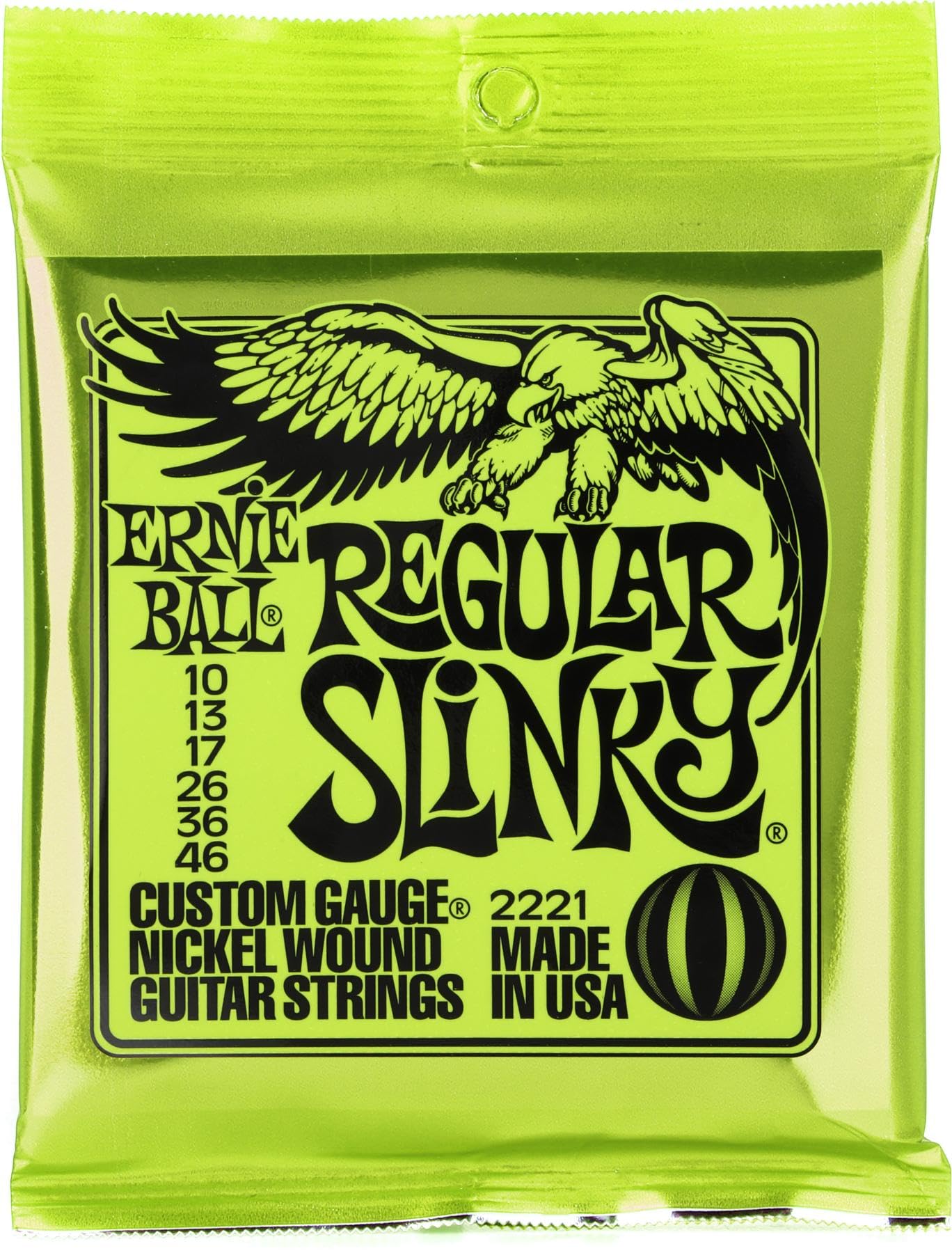 Boss DS-1 Distortion Pedal & Ernie Ball 2221 Regular Slinky Nickel Wound Electric Guitar Strings Bundle (.010-.046) - Premium Guitar Effects & Strings Combo for Rock, Metal & Studio Recording