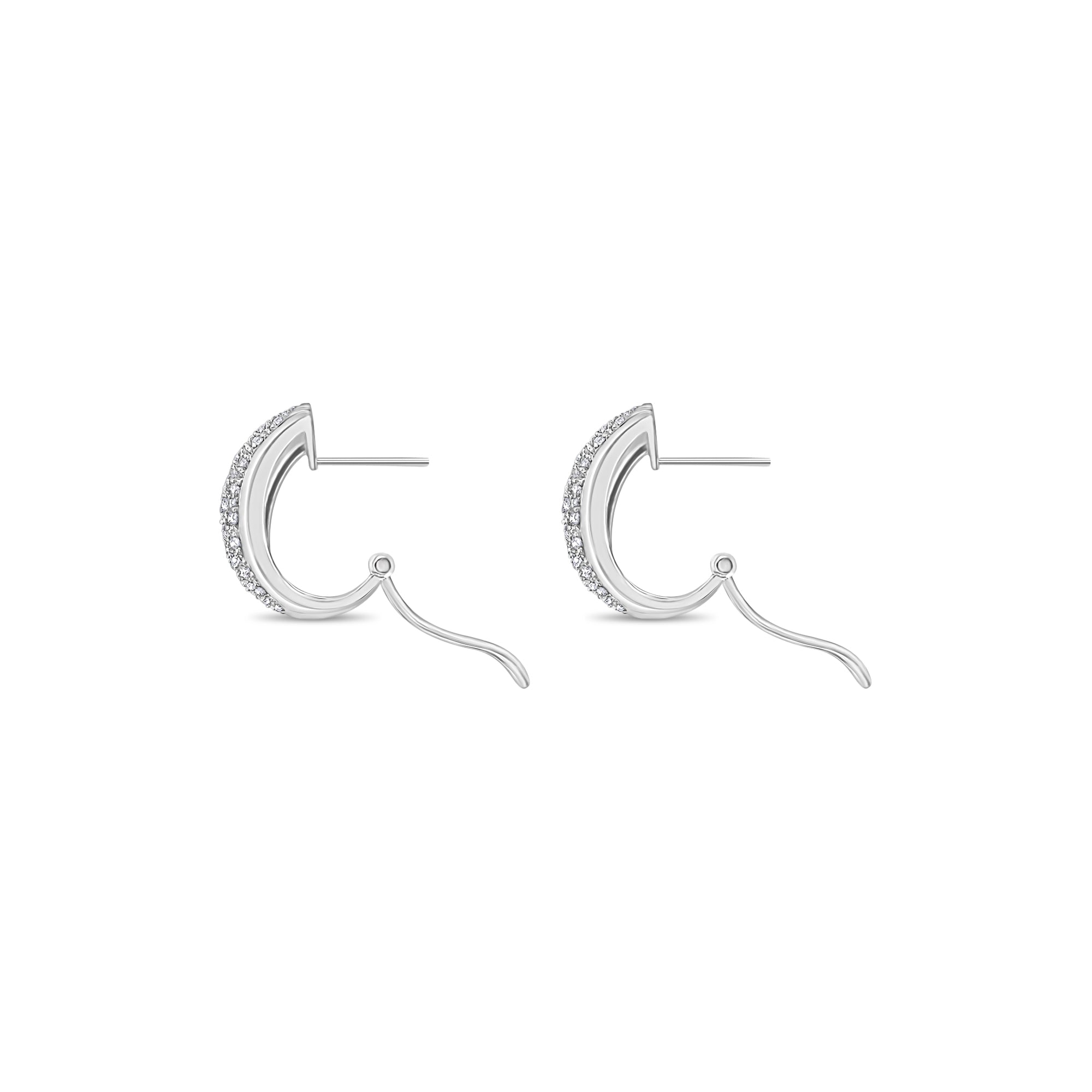 Exquisite Pave Diamond Cluster Earrings for Women | 14K Gold Plated Bridal Jewelry | Perfect for Weddings, Anniversaries & Special Occasions