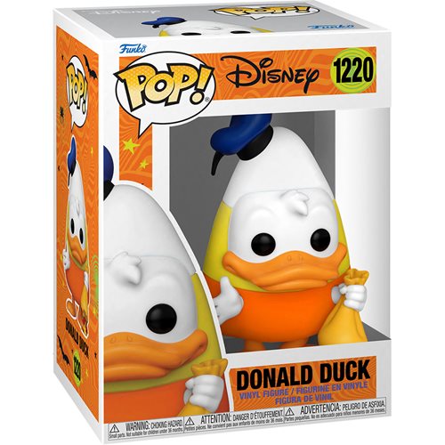 Disney Pop! Vinyl Figure - Donald Duck Trick or Treat Collectible [1220] | Funko Pop Halloween Decor, Gift for Disney Fans & Collectors | Perfect for Home Display, Office Decor, and Disney Collections